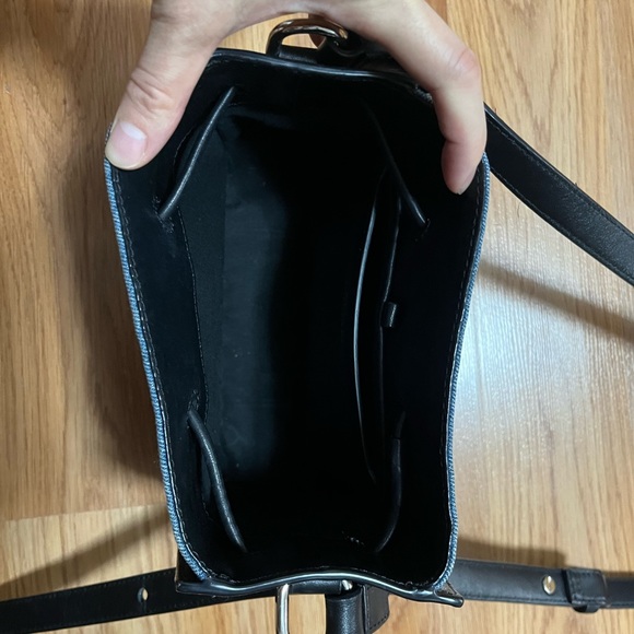 authentic 3.1 Phillip Lim Bucket Soleil Mini Drawstring Denim Cross Body Bag - Picture 4 of 10